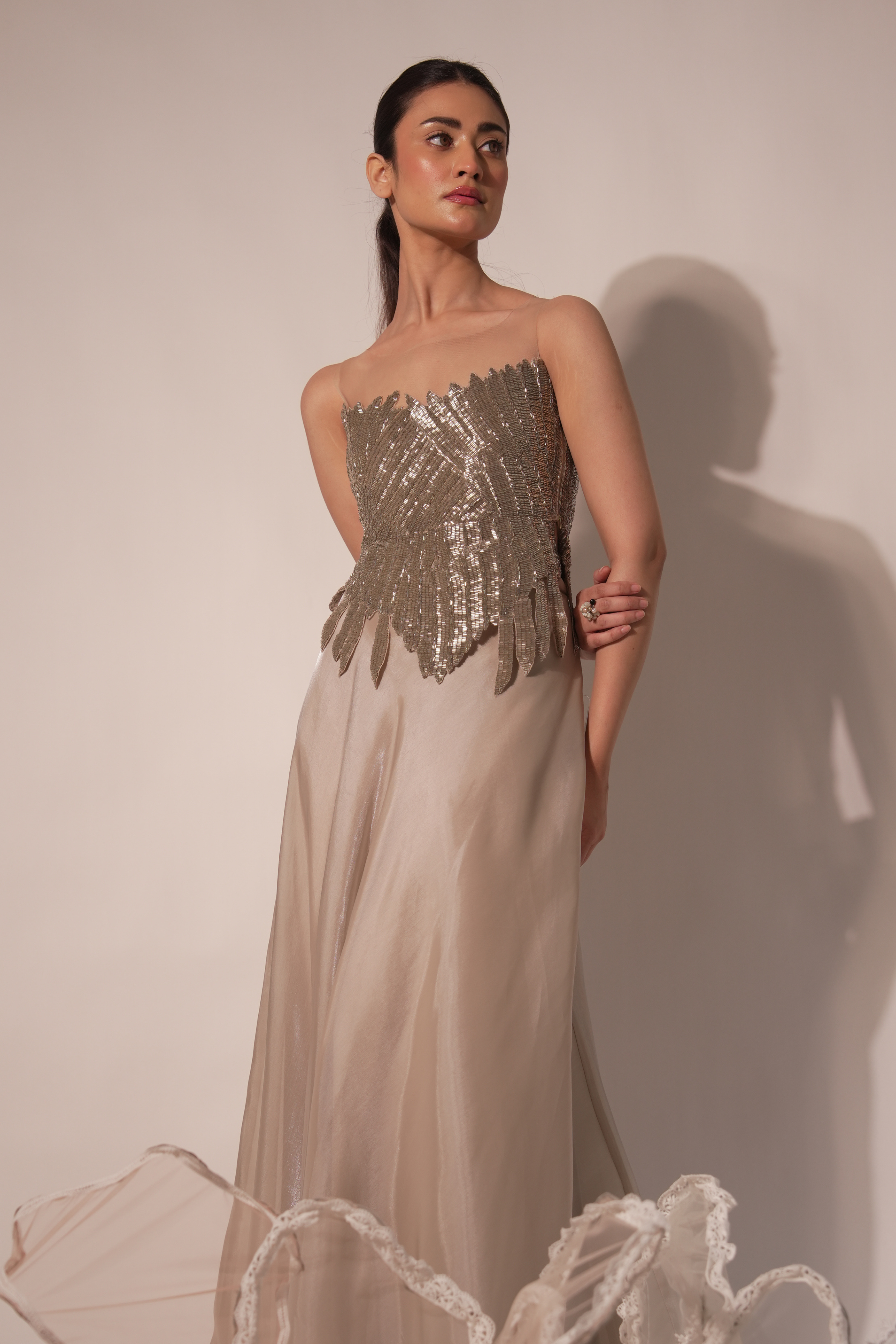 Silver Shimmer Top