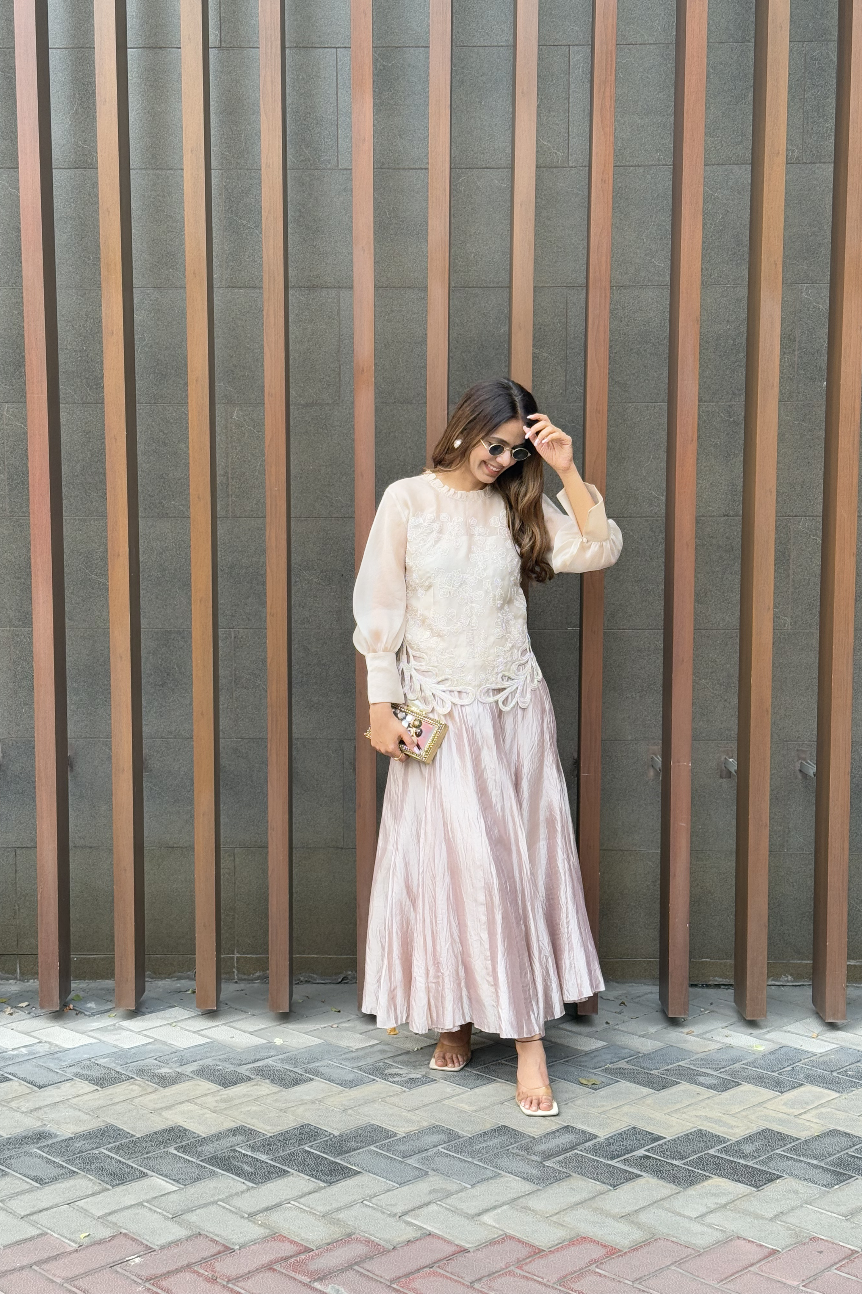 Organza Cutwork Top