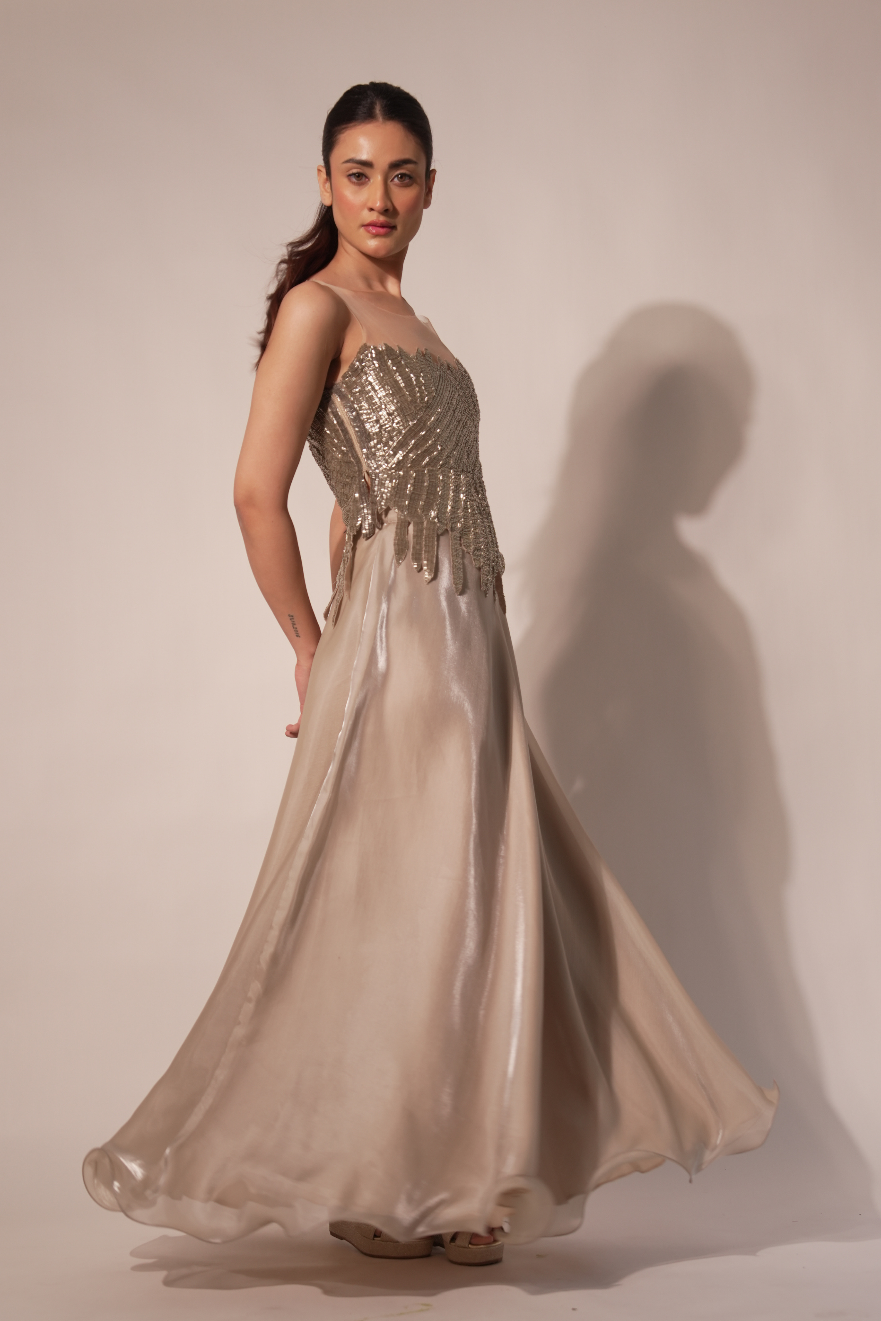 Silver Shimmer Top