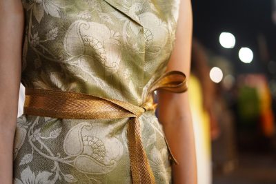 Green Brocade Kurta