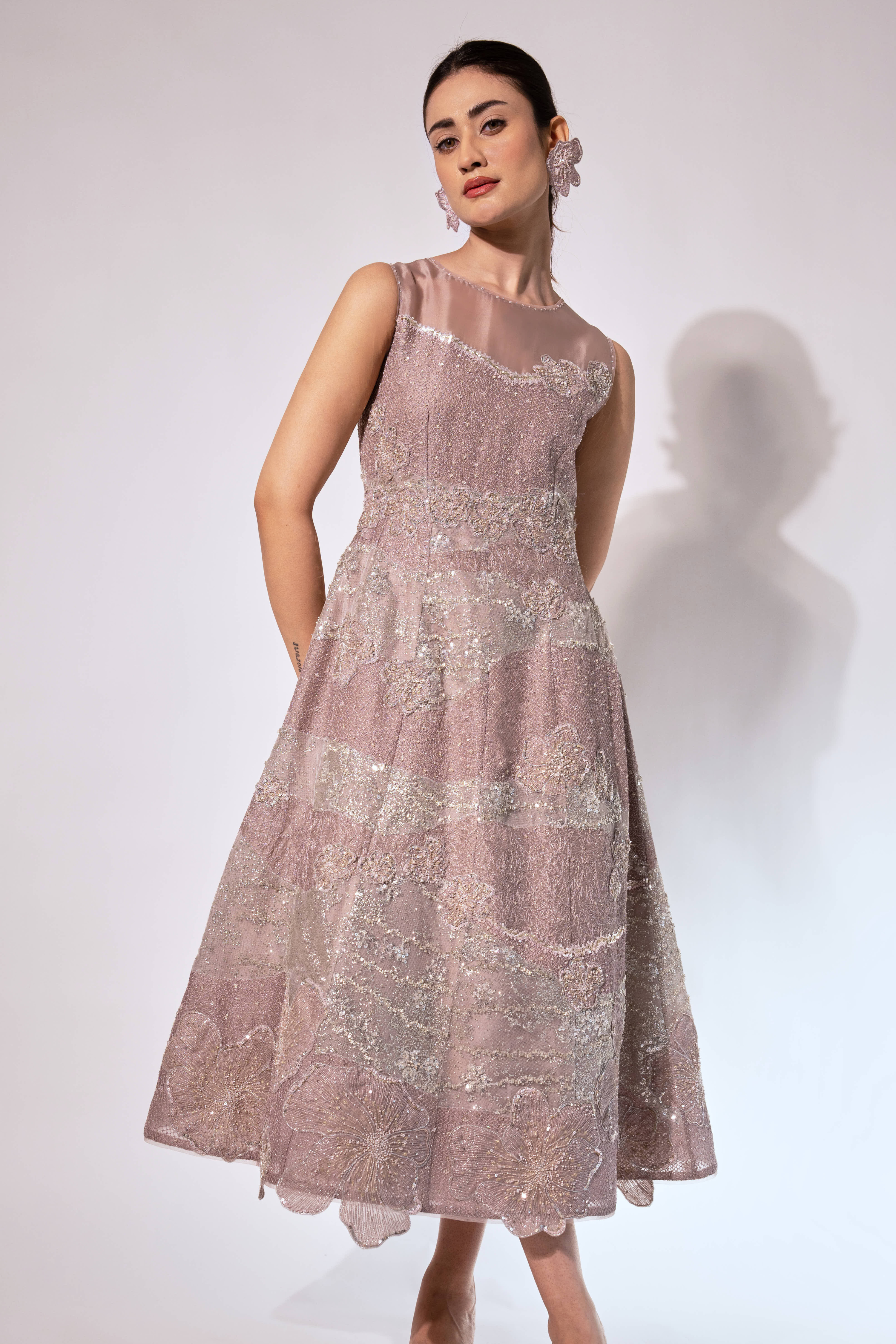 Purple Shimmer Dress