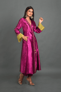 Pink Silk Kurta With Pant