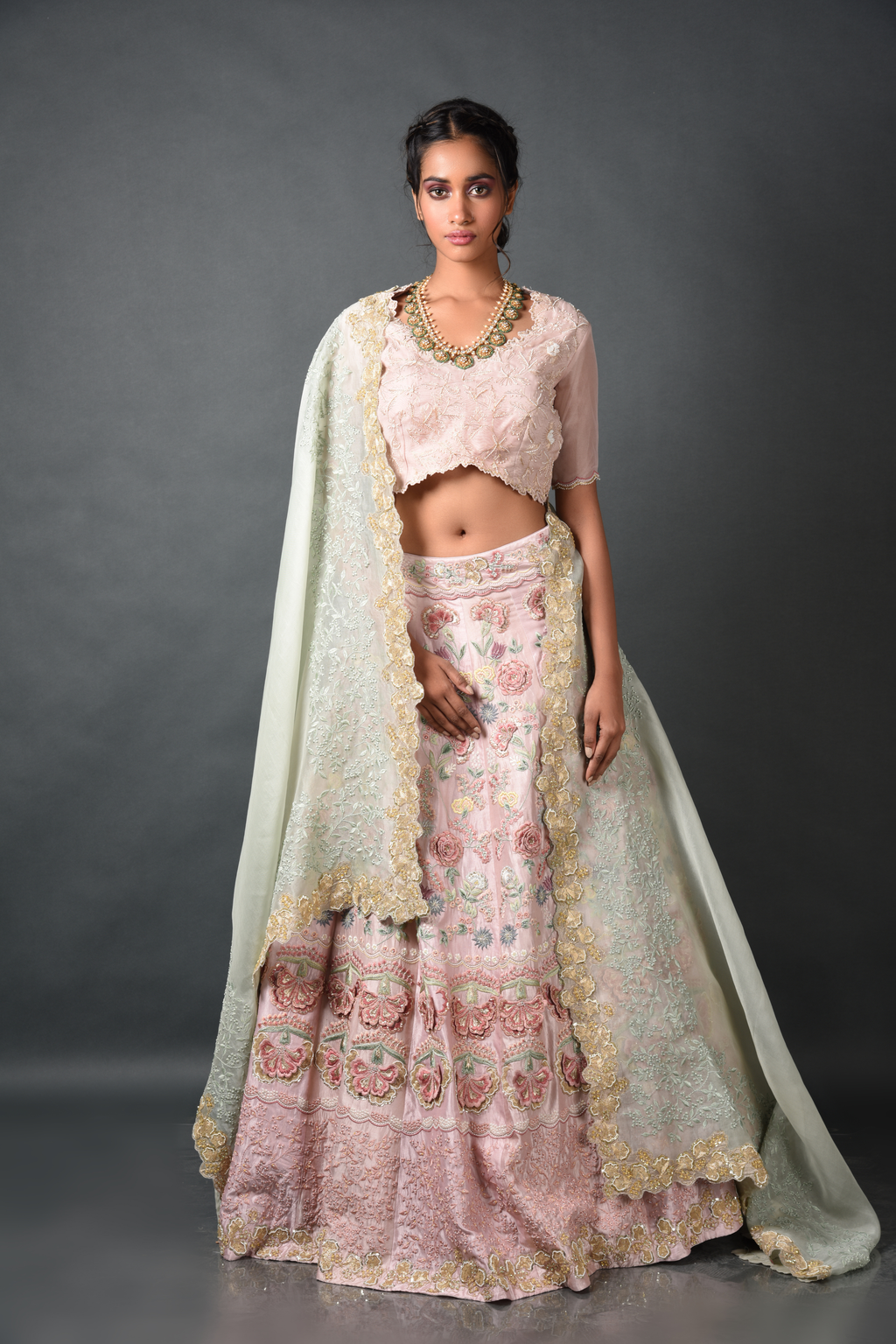 Blush Bloom Lehenga Set