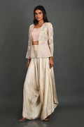 Star White Organza Jacket