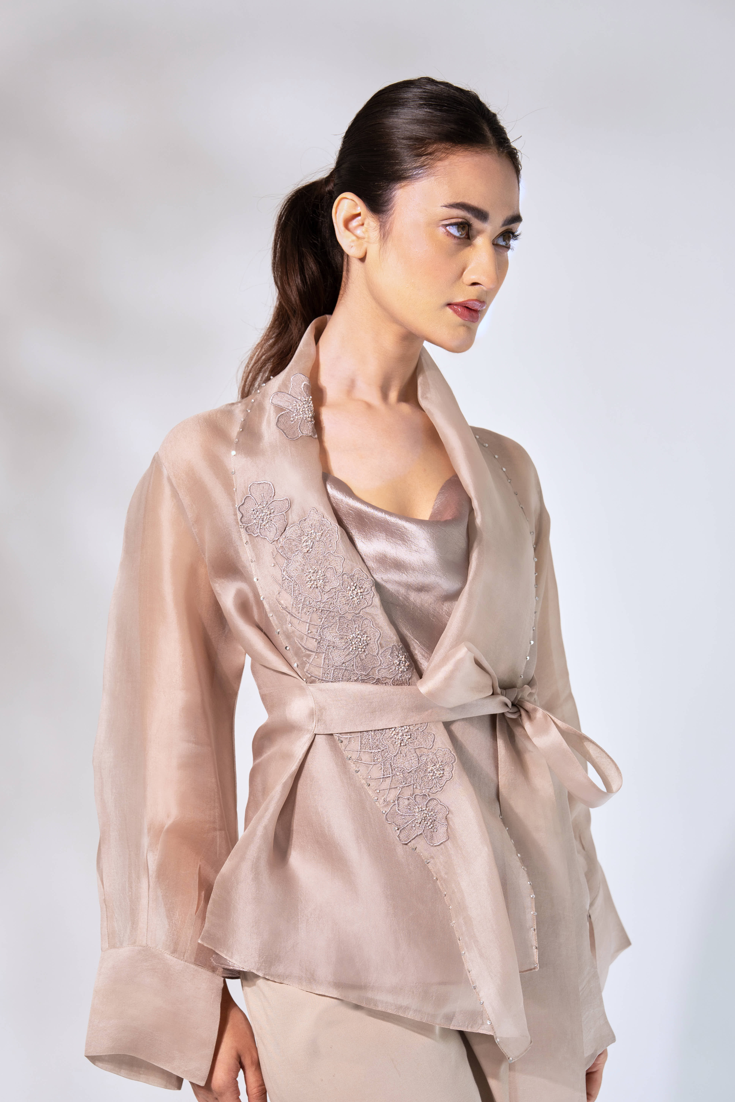 Grey WaveBorne Overlay Jacket With Slip