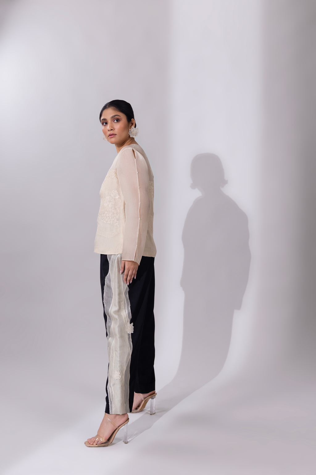 White WaveBorne Top With Pant