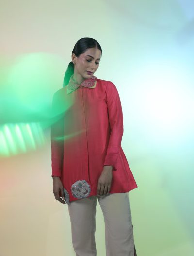 Red Silk Shirt