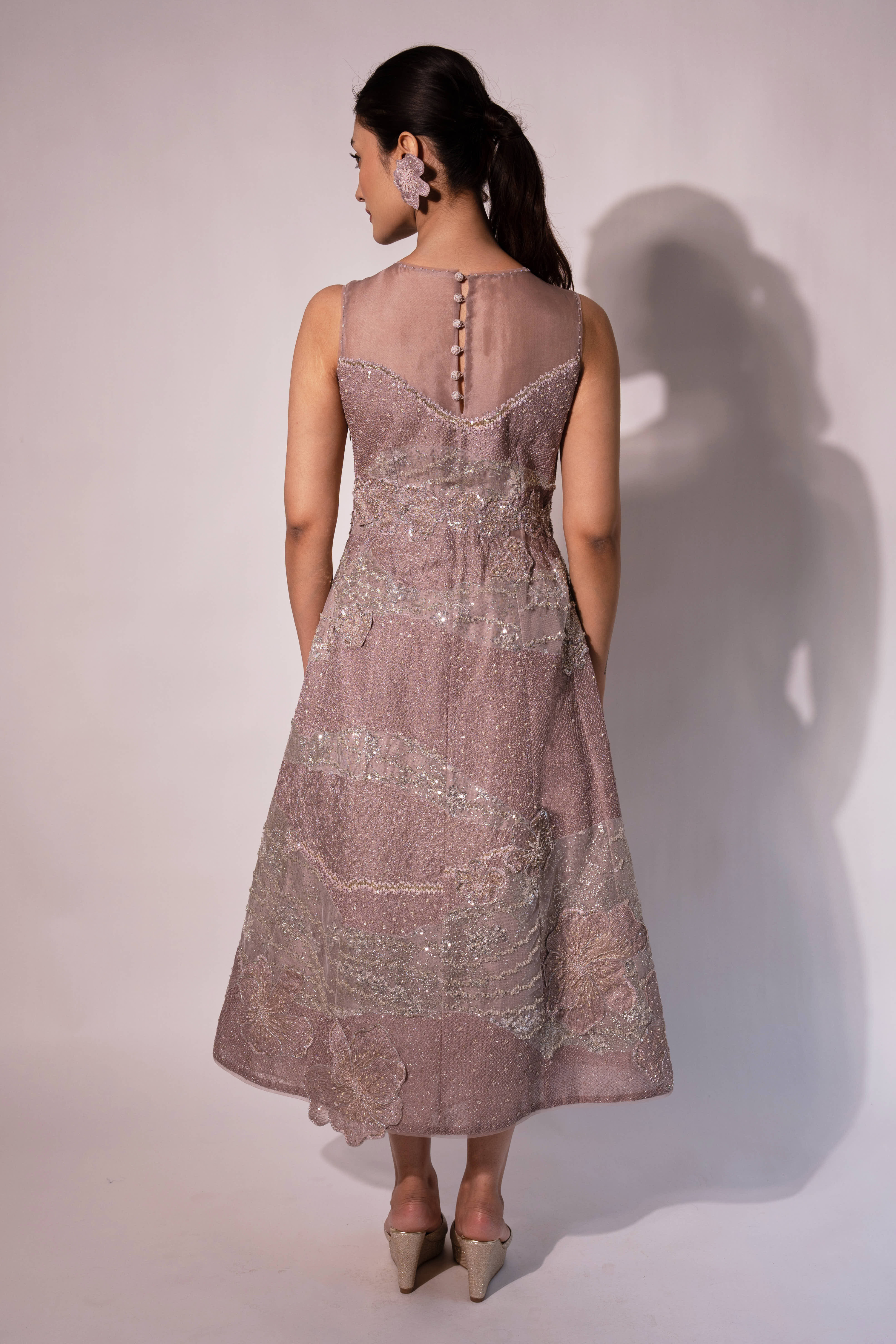 Purple Shimmer Dress