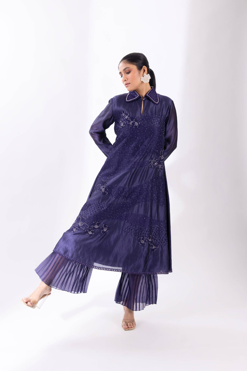 Anchor A-Line Kurta With Pant