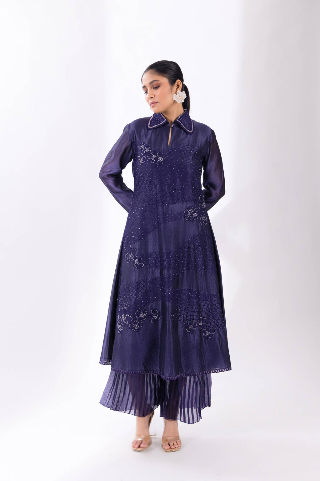 Anchor A-Line Kurta With Pant
