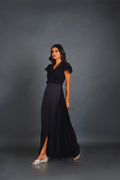 Black Satin Gown