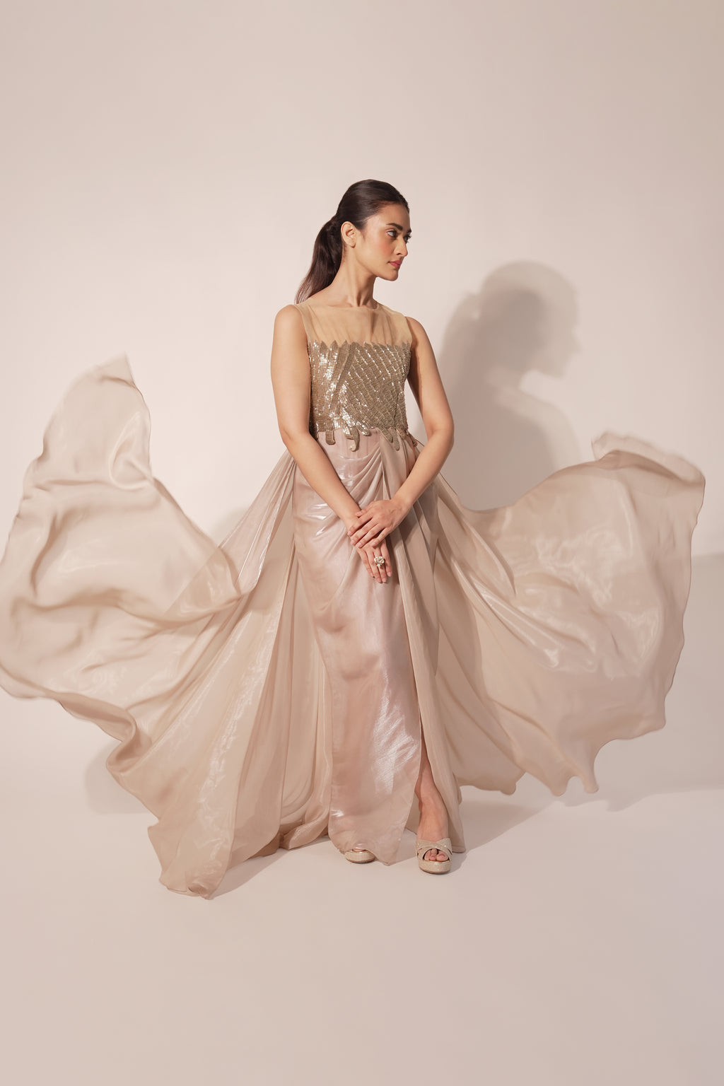 Silver Shimmer Gown