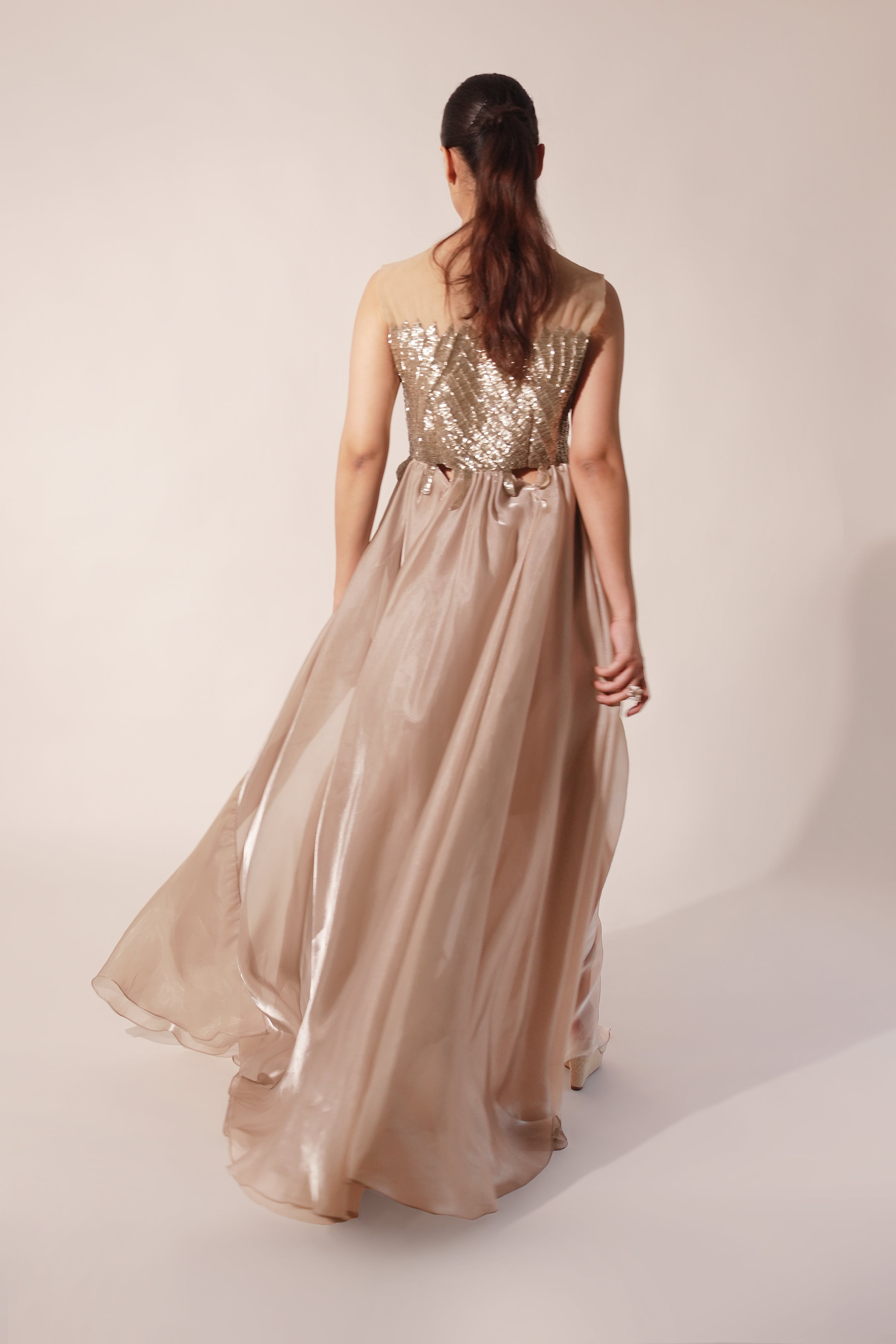 Silver Shimmer Gown