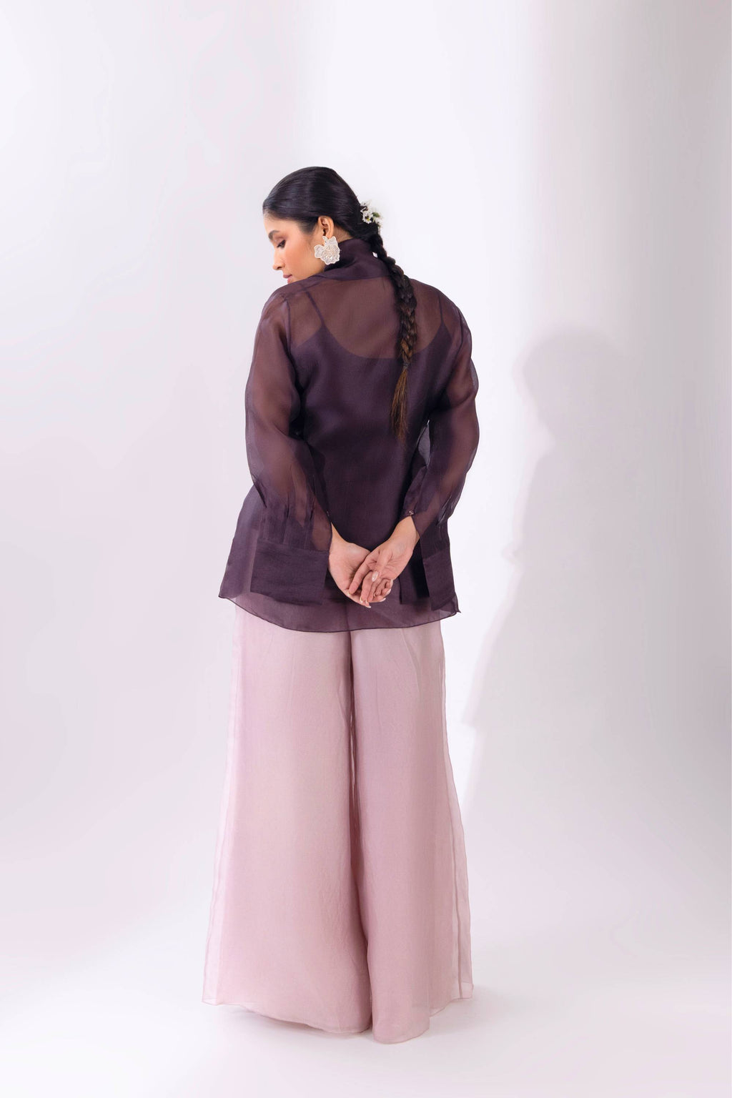 Brown Overlay Jacket Shirt