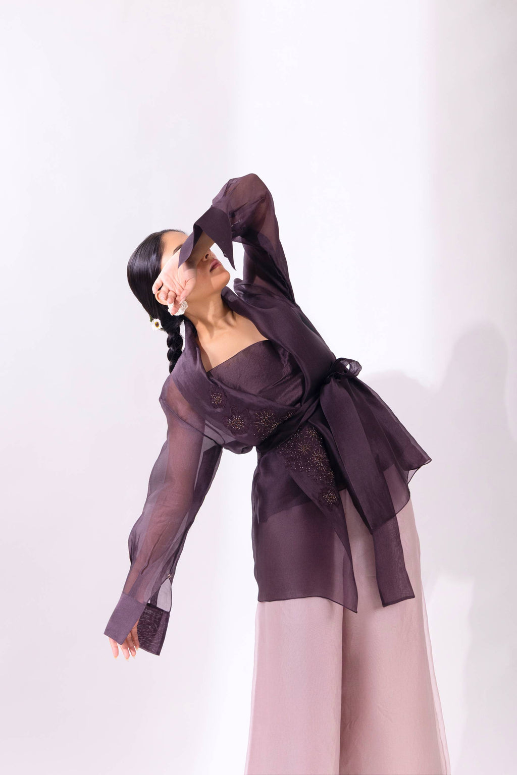 Brown Overlay Jacket Shirt