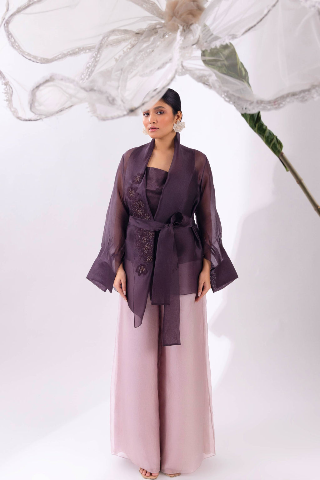 Brown Overlay Jacket Shirt