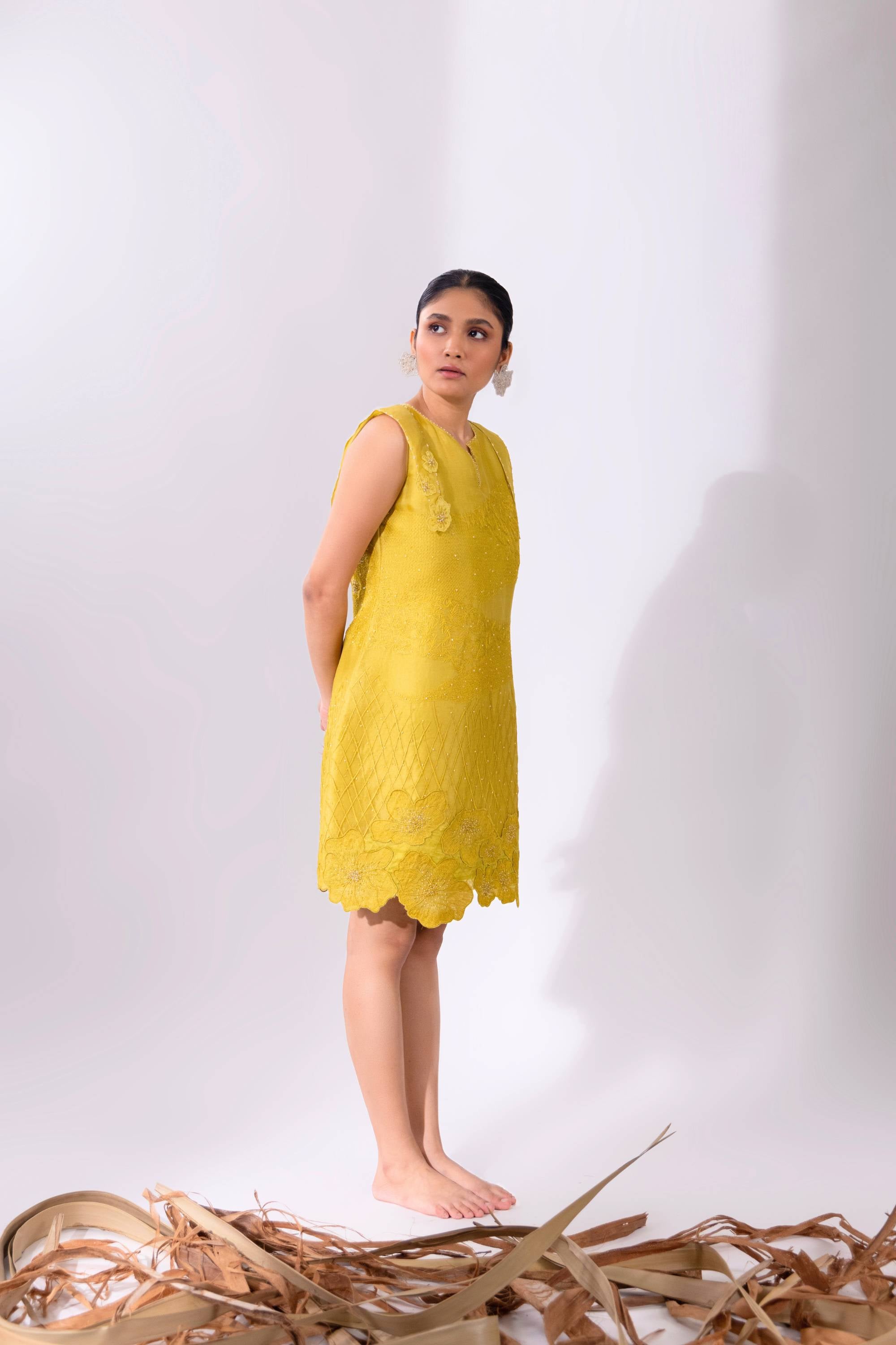Green Shift Dress