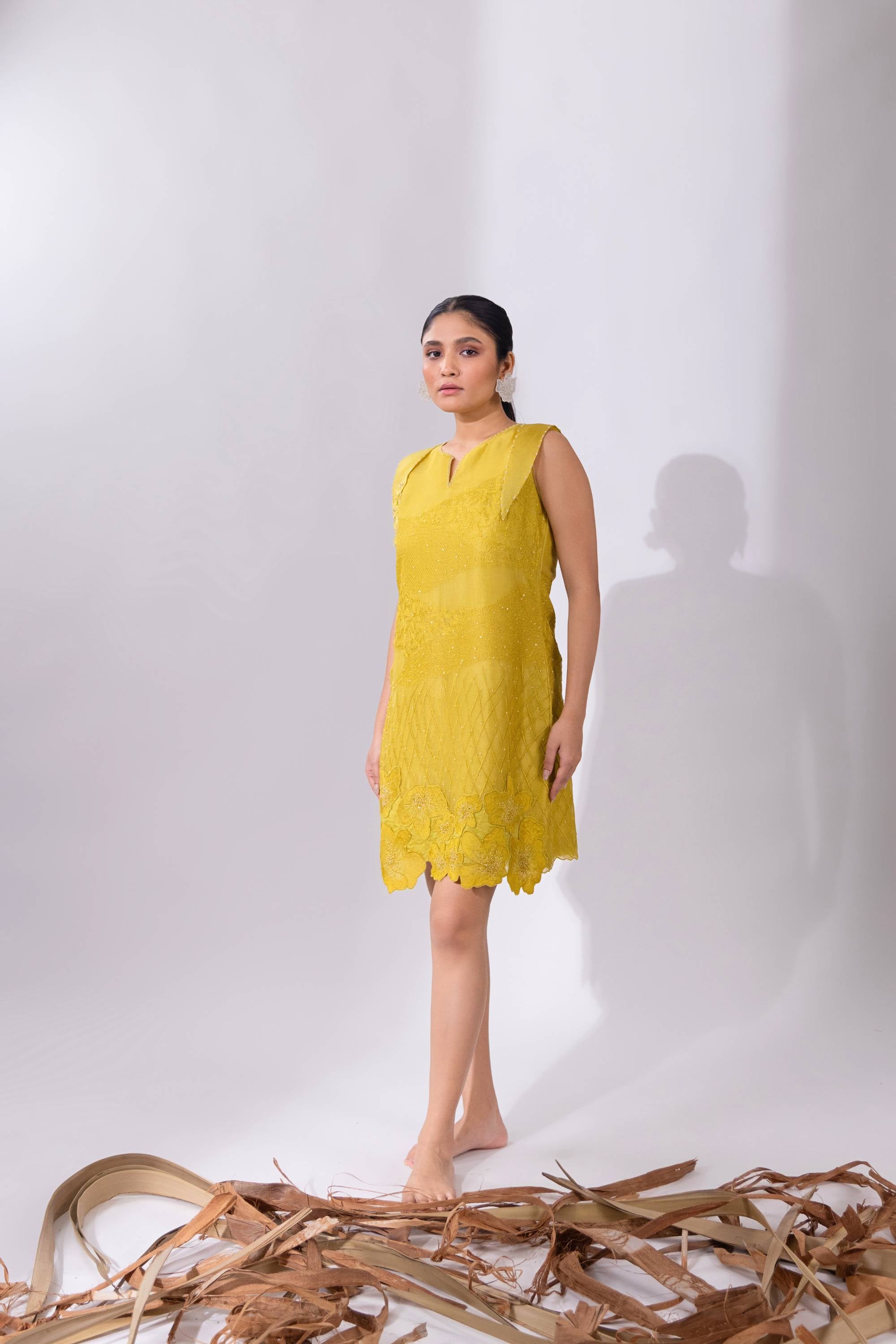 Green Shift Dress